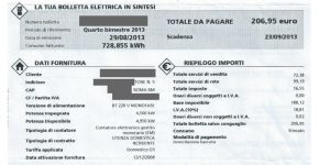 bolletta senza impianto fotovoltaico